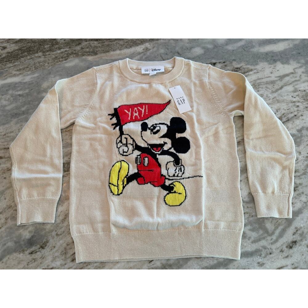 babyGap × Disney Mickey Mouse Intarsia Sweater